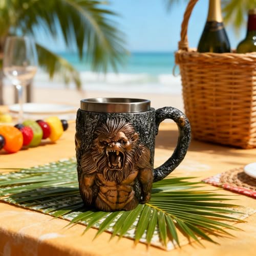 Mug à café singe enragé drôle idée cadeau pour homme