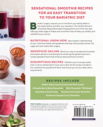 The Healthy Bariatric Smoothies Recipe Book: 60 Nourishing High-Protein Smoothies And Shakes #TOP1