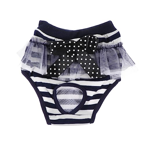 HEMOTON Dog Supply Puppy Diaper Household Doggie Diaper Decorative Soft Cotton Dog Period Pants