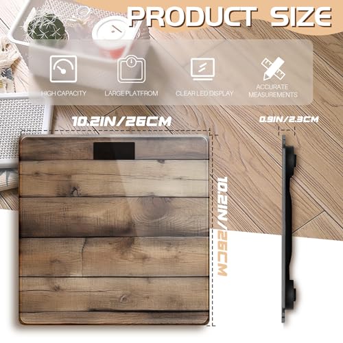 Báscula Digital de Baño con Pantalla LCD Legible miniatura 3