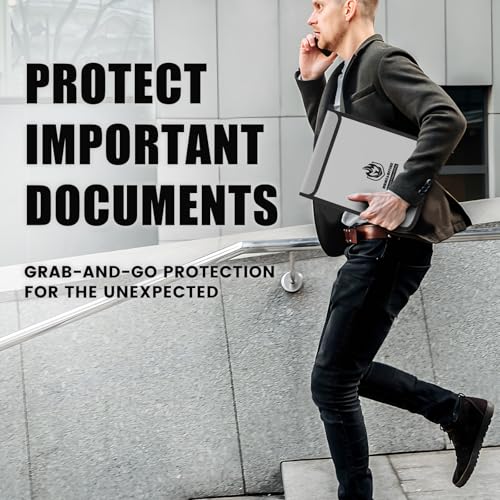 Andyer 4 Pack Fireproof Document Bags