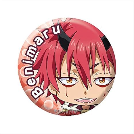 Amazon 転生したらスライムだった件 ふぉｰちゅん 缶バッジ ベニマル アイドル 芸能人グッズ 通販