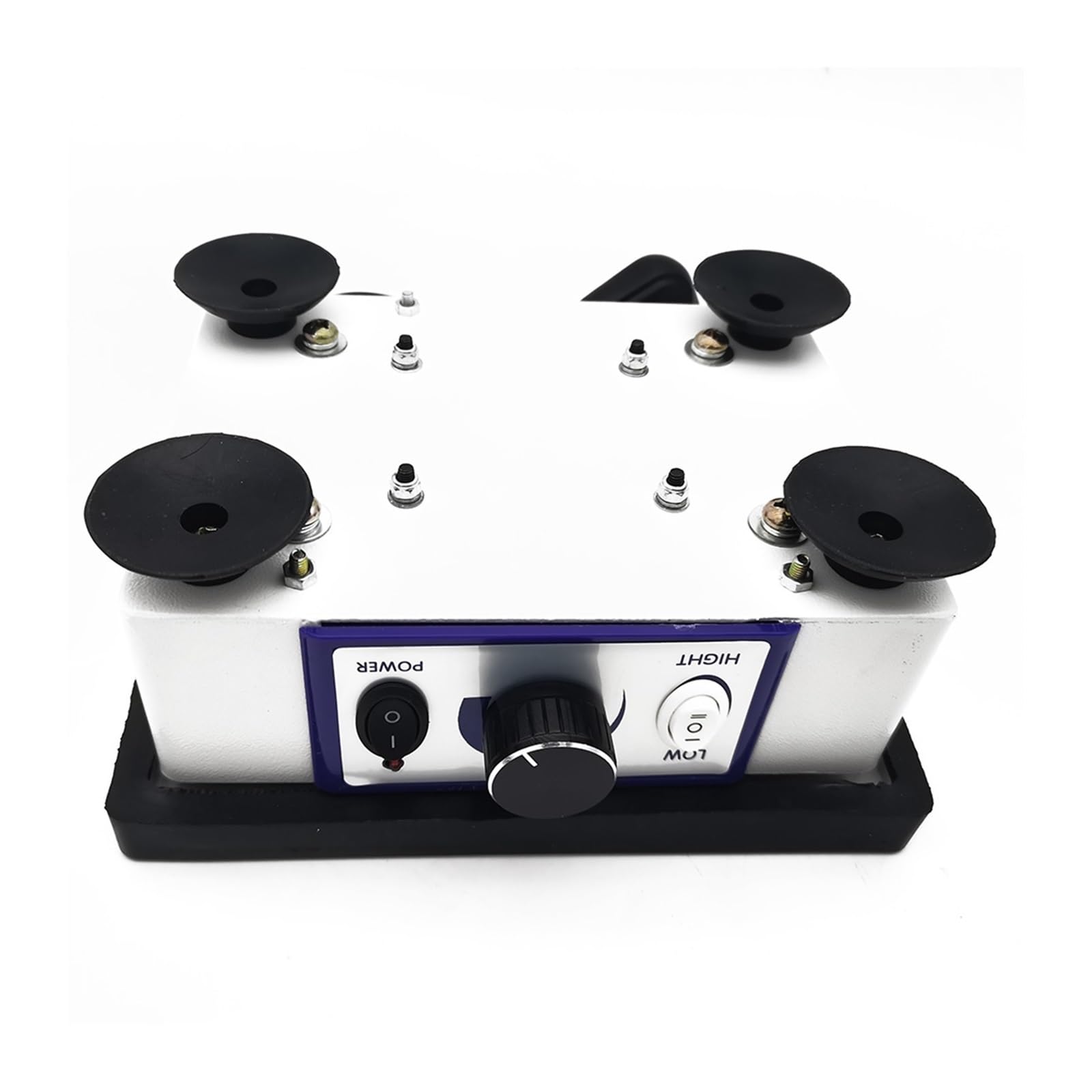 Oscillatore for gesso dentale Attrezzatura for laboratorio odontotecnico Macchina for scuotimento del for vibrazione moo Per uso fai da te(Brown)