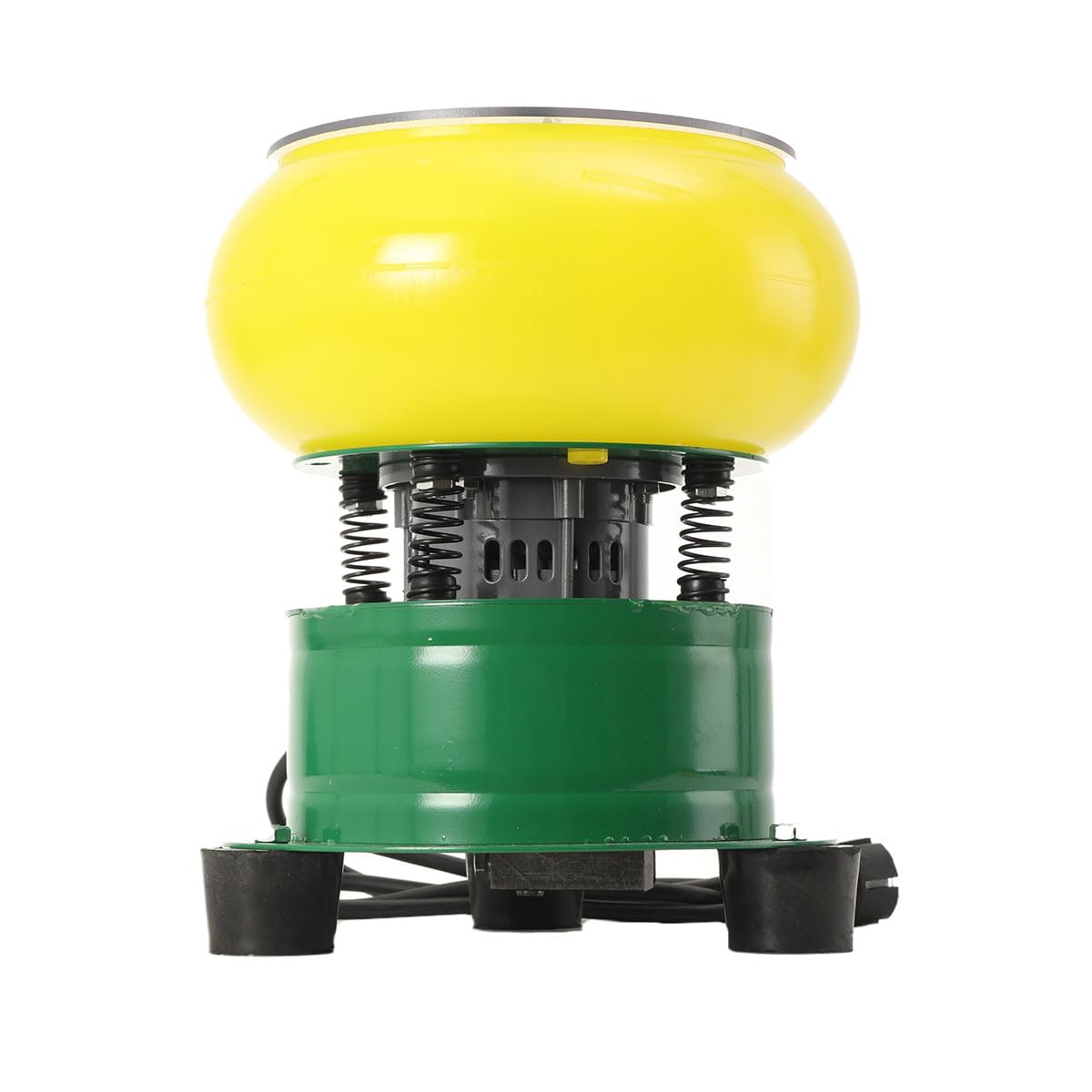 100W Vibrierende Poliertrommel Hülsenpolierer, 8 Zoll Elektrische Vibrationsschale, Vibrationspoliermaschine Schleifen Und Polieren Der Werkstückoberfläche, Zubehör Für Schmuck