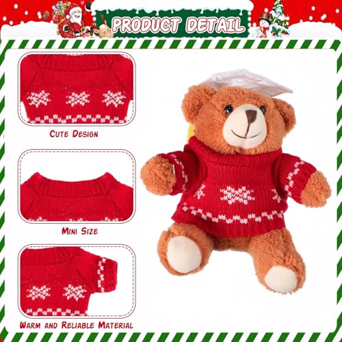 4 Pzas Ropa para Hurones y Animales Pequeños (Estilo Copo de Nieve) miniatura 3