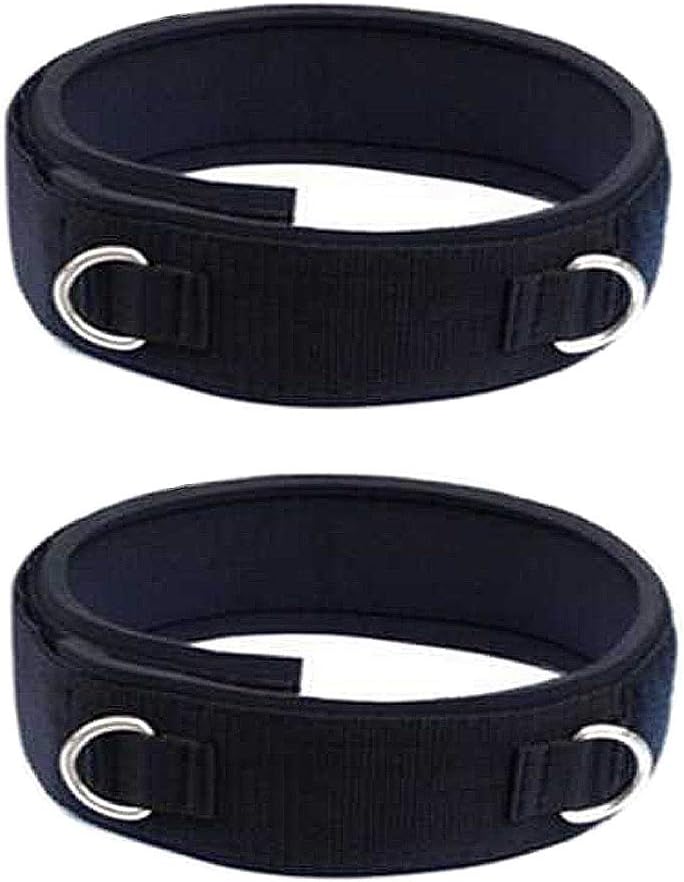Huture2pcs Fitness Thigh Straps Neoprene Padded Adjustable Strength Training Accessories Speed Exercise for Taekwondo Football Running Workout Fits Men Women