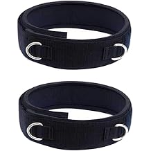 2pcs Fitness Thigh Straps Neoprene Padded Adjustable Strength Training Accessories Speed Exercise for Taekwondo Football Running Workout Fit Men Women