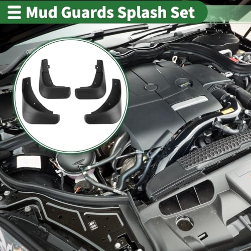 Image of Motoforti Mud Flaps Splash Guards Mud Guards for Mitsubishi Galant 2007-2012 W /Mount Accessories