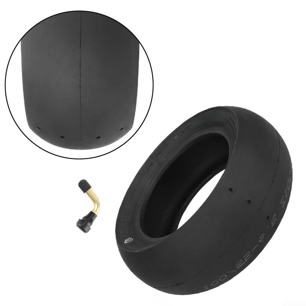 Pneumatico senza camera d'aria ad alte prestazioni 100/55-6,5 per Dualtron Ultra e Kaabo per Wolf, ruota per scooter elettrico con robusta resistenza all'usura, nero (B nero)