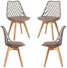 Regalos Miguel - Packs Sillas Comedor - Pack 4 Sillas Mima - Taupe