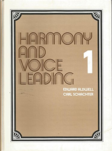 Harmony and Voice Leading Volume 1 Second Edition 0155315153 Book Cover