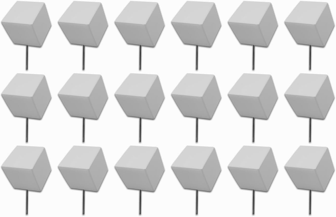GTM100018 Recycled Plastic, Cube Tee Markers, Set of 18