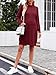 Saodimallsu Womens Maternity Sweater Dress Cable Knit Sexy Bodycon Crew Neck Long Sleeve Fall Mini Sweaters Dresses Wine Red