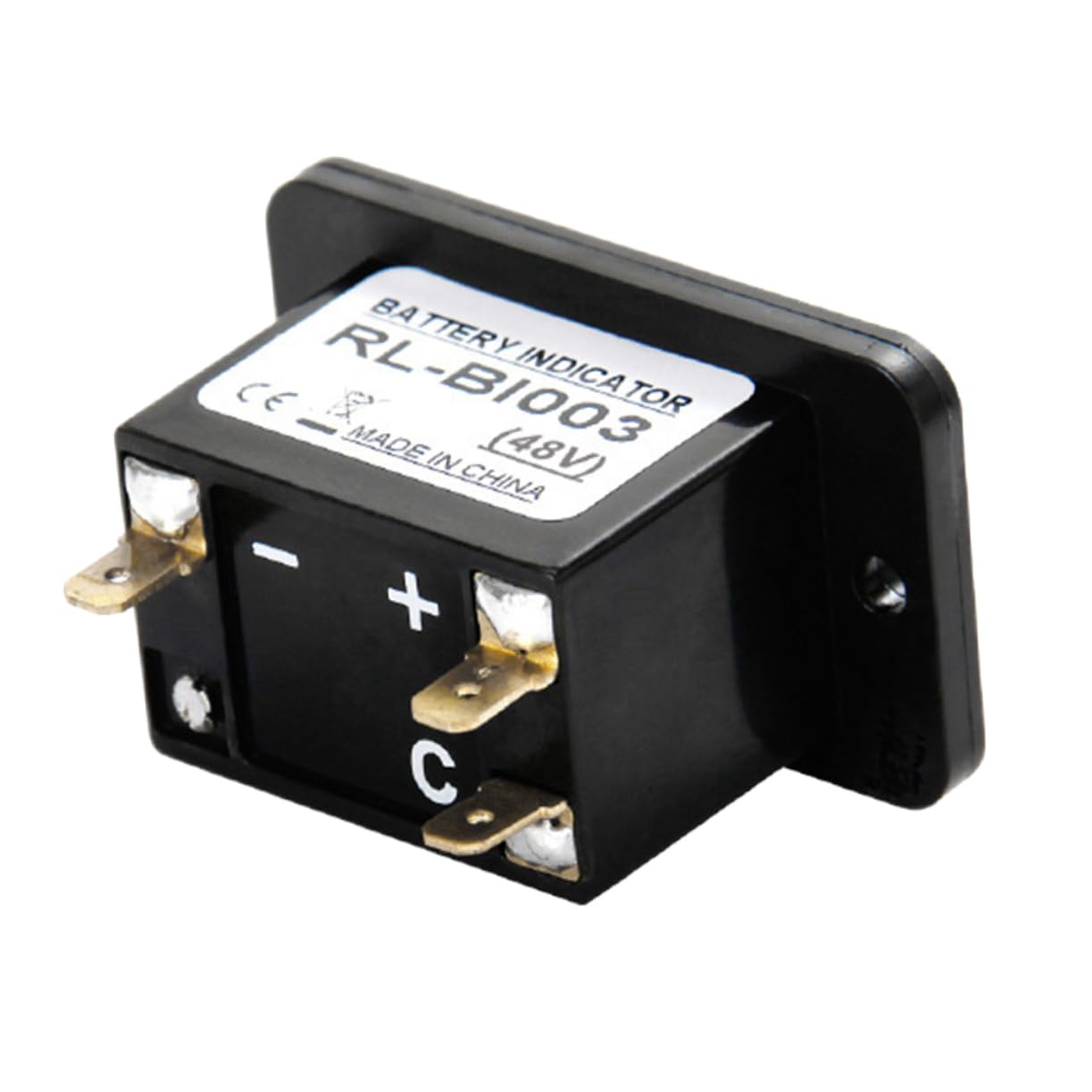 Healifty 1Pc Digital Display Battery Capacity Tester with Voltage Indicator Battery Gauge Monitor for Rvs Motorcycles and Electric Motors