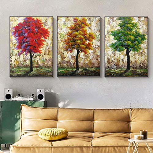 Impressions toile mur affiches de paysage abstrait coloré