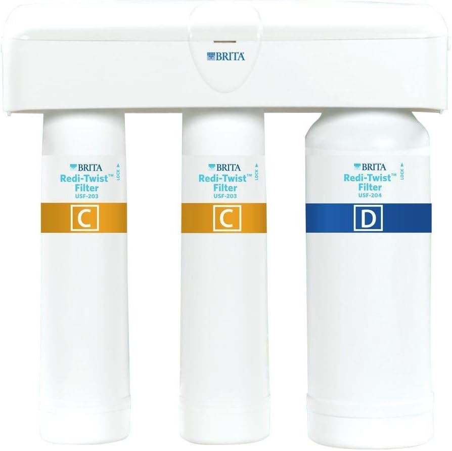 Brita RediTwist Purifier 3Stage Drinking Water Filtration System