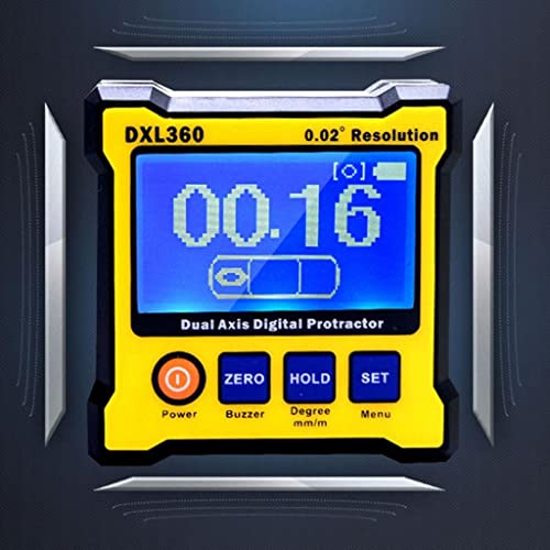 Transportador digital de ángulo dual DXL360 0.1 alta precisión miniatura 7