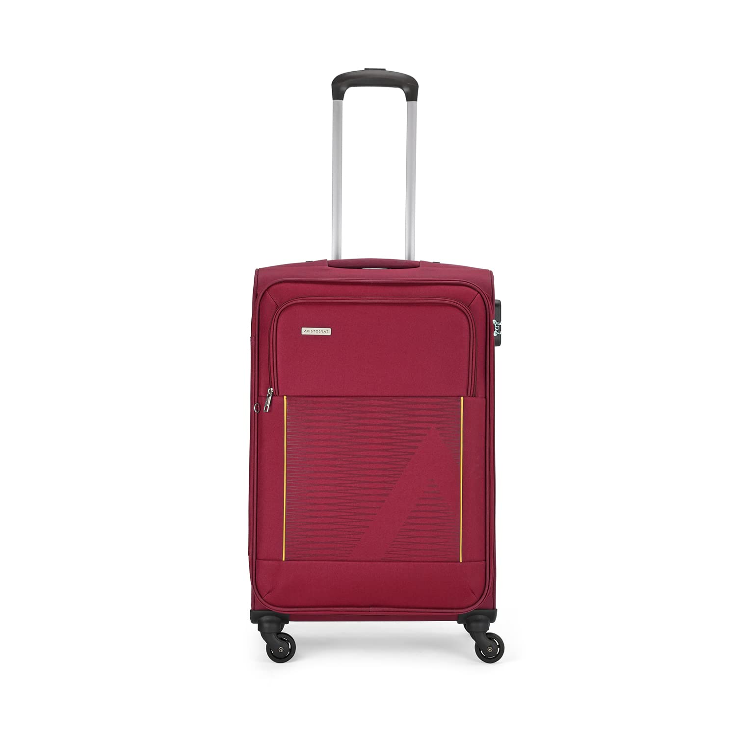 Titus 68cm Softside Medium Size 4W Red Trolley-image-7