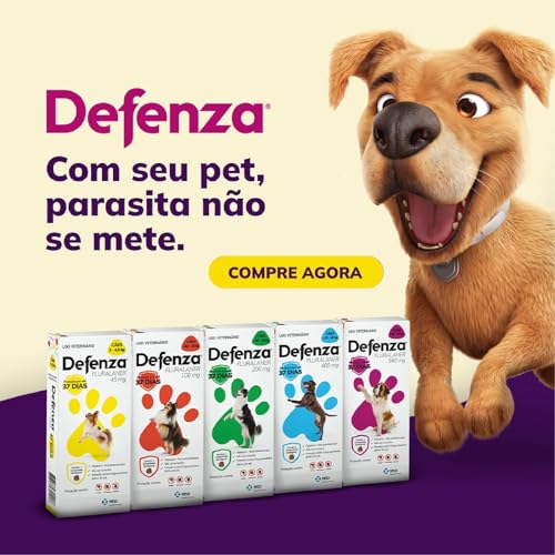 Defenza Antipulgas e Carrapatos MSD Para Cães 2kg a 4,5kg 1 Comprimido