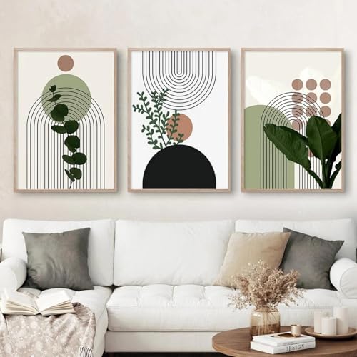 Affiches photos pour décor de salon : triptyque toile moderne sans cadre