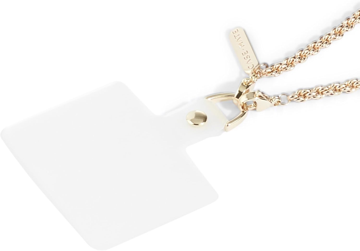 Case-Mate Phone Charm with Gold Rope Chain - Detachable Lanyard, Hands-Free Wrist Strap, Adjustable Phone Strap Grip for Women iPhone 17 Pro Max/16 Pro Max/15/14/13/12/S26 Ultra/S25 - Eternity Chain