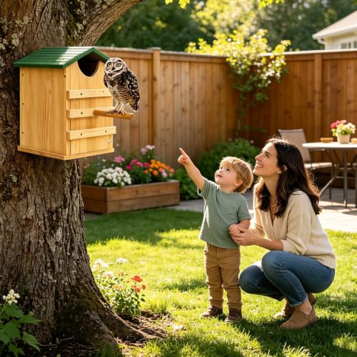 Refugio Impermeable con Posadero de Madera para Conectar con la Fauna 3