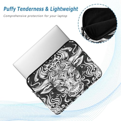 Funda para laptop 13-14 pulg patrón vaca impermeable miniatura 5