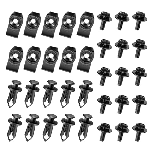 DNA MOTORING 35pcs Engine Under Cover Splash Shield Guard Body Bo...