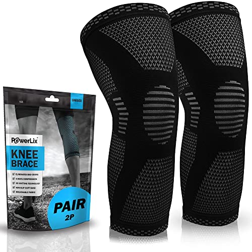 Knee Compression Sleeve - For Men & Women – Knee Support for Running, Basketball, Weightlifting, Gym, Workout, Sport
