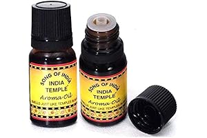 India Temple Room Spray - Authentic Aroma for a Serene Ambiance: 2 x 10ml Bottles