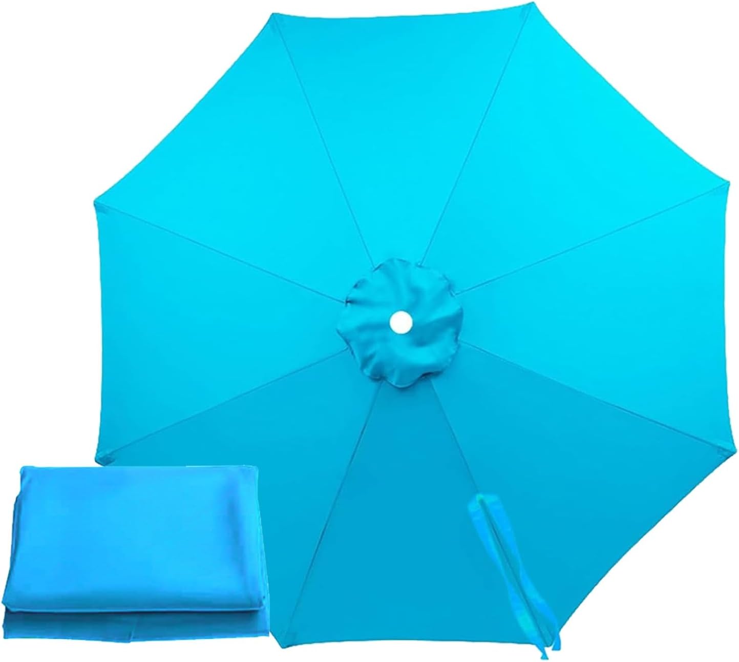 Patio Umbrella Replacement Canopy, 6ft 7.5ft 9ft 10ft 13ft Waterproof Sunshade Top Cover Only, Beach Umbrella Canopy Fade Resistant for Outdoor Sand Poolside Garden