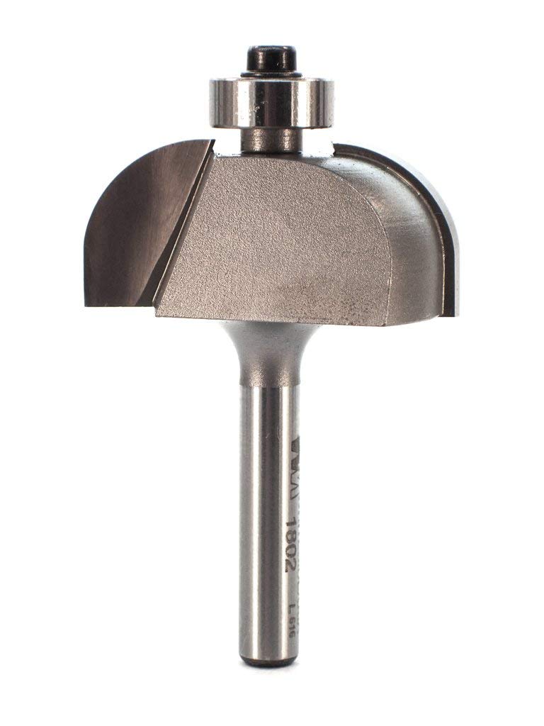 Whiteside Router Bits 1802 Cove Bit with 1/2-Inch Radius 1-1/2-Inch Large Diameter and 5/8-Inch Cutting Length