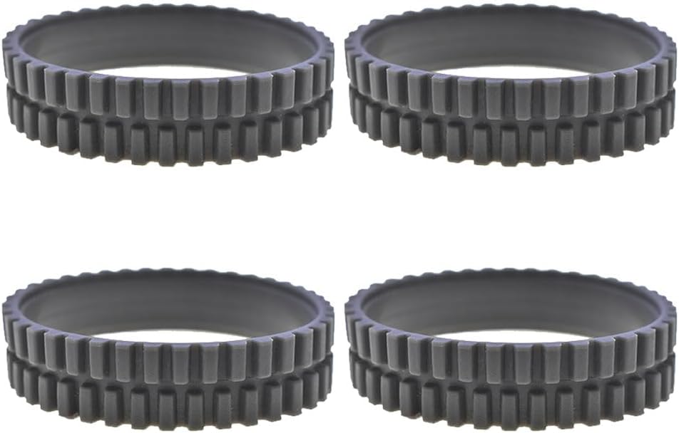 Neutop Replacement Rubber Wheel Tires Compatible with eufy RoboVac 11S, 11S MAX, 15T, 30, 30C, 15C, 15C MAX, 12, 35C Models, Anti-slip, Great Adhesion and Easy Assembly, 4-Pack.