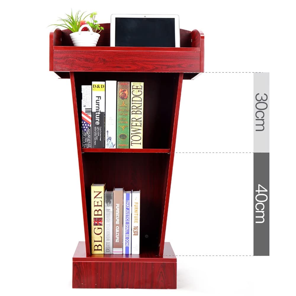 Amazon.co.jp: 演台 講演台 表彰台 司会者台 大型台の二つの棚との書見