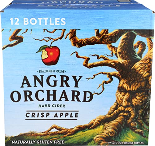 Angry Orchard Crisp Apple Hard Cider, 12 pk, 12 oz bottles, 5% ABV
