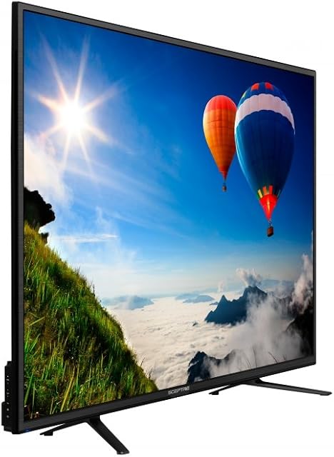 Sceptre UTV 50" Class 4K LED TV 3840x2160 U508CV-UMC 4X HDMI Ports, Metal Black