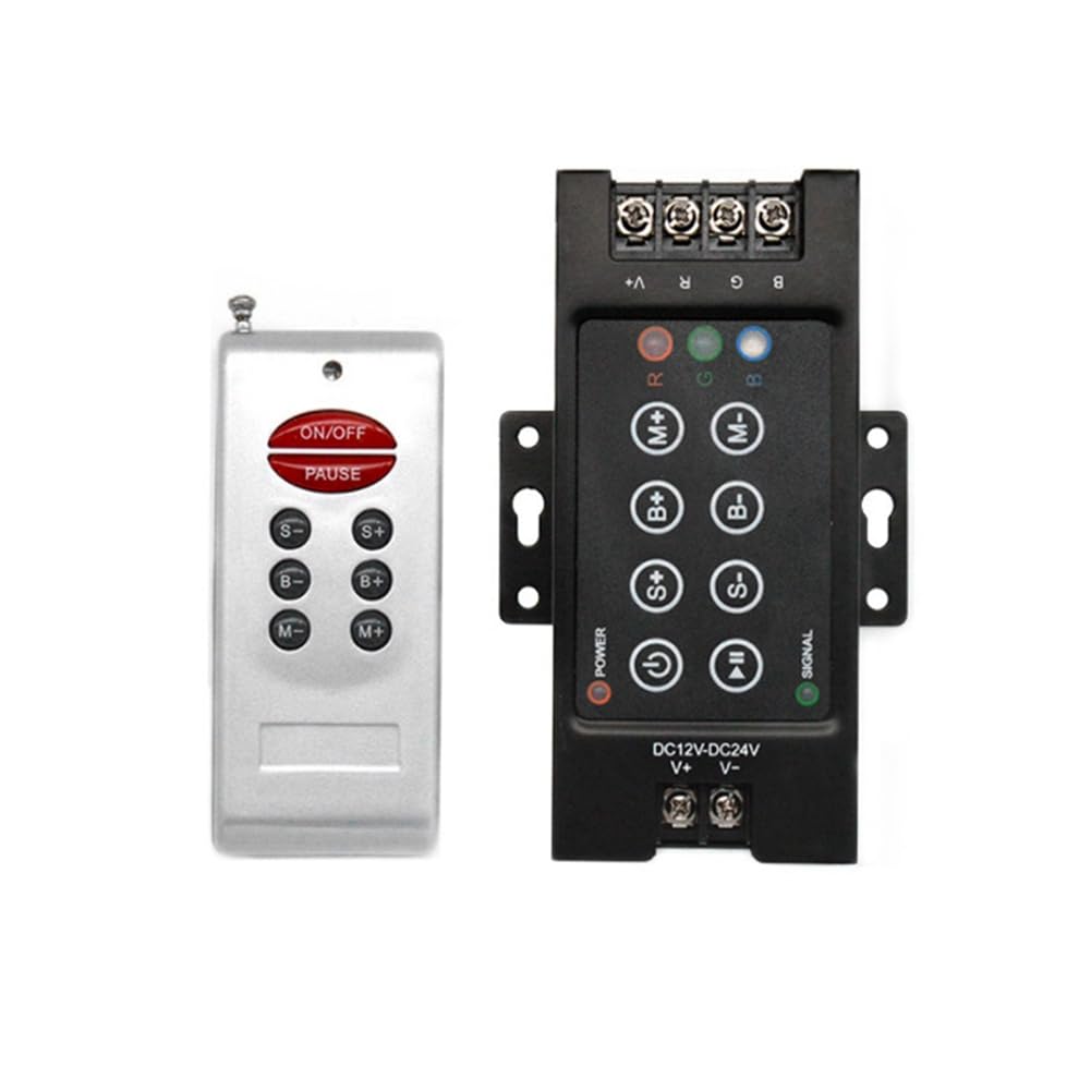 30A Mini Controller Wireless Remoto per Striscia LED RGB Controller Wireless Doppio A 8