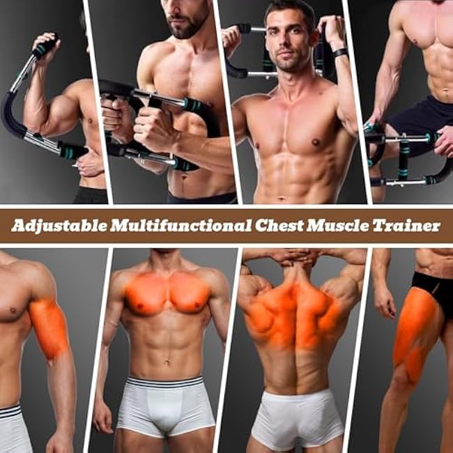 Twister Arm Exerciser,Adjustable Chest Workout Equipment, Forearm Triceps Chest Enhanced Exercise Strengthener,Arm Trainer for Men, Chest Trainer for Men,Portable Home Fitness Equipment
