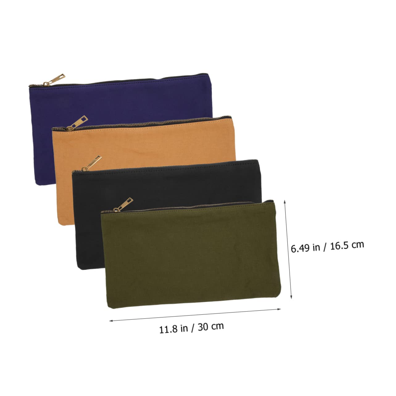 Borsa Porta Attrezzi Piccola Oxford Cerniera, Set 4 Pezzi Facile da Trasportare per Festa Scuola Decor e Organizzazione Utensili