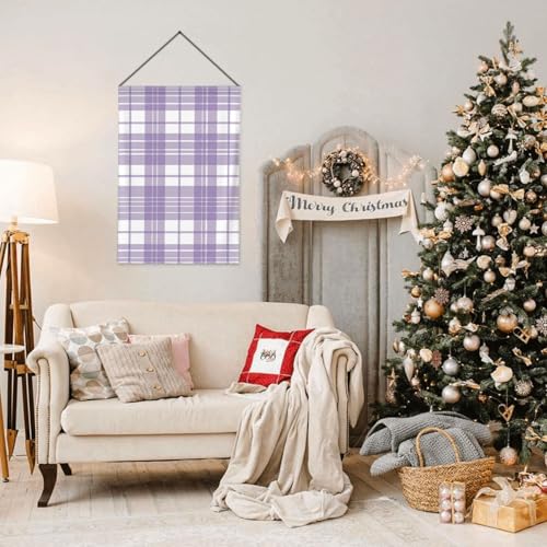 Drapeau de jardin violet blanc grand format décoration cour extérieure maison - 7