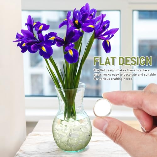 Galets de verre pour stabiliser vos fleurs et reussir vos vases