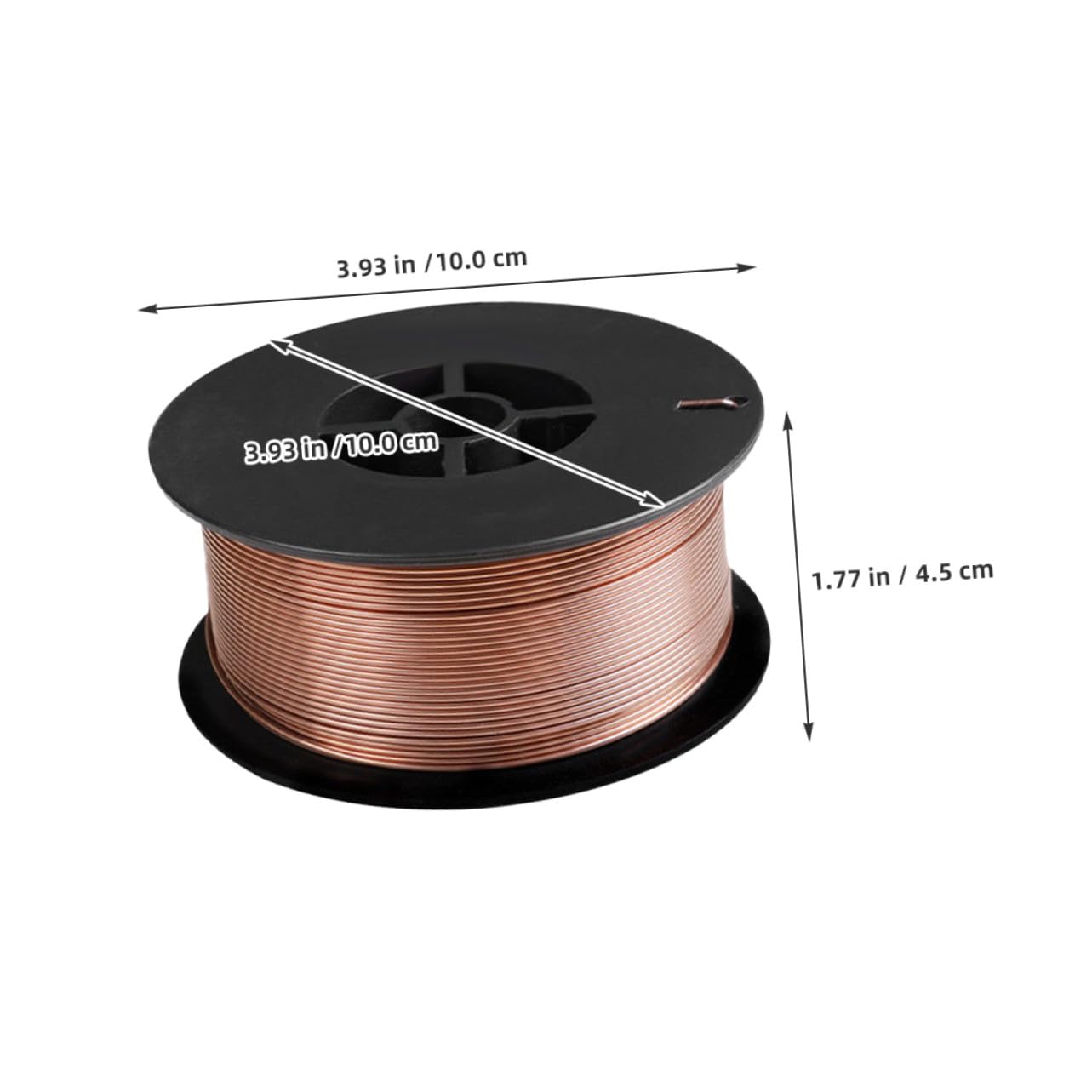 Alambre Núcleo Fundente Er70s-6 de Soldadura de Acero al Carbono Bobina 1,2 Mm, 1 Kg y Soldadura Industrial para Reparación en Construcción y Automoción