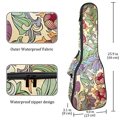 Housse pour ukulélé vintage ethnique bohème avec rembourrage en éponge de 10 mm d’épaisseur 53,3 cm avec sangles… - Les Beatles, Paul McCartney, John Lennon, RIngo Starr, George Harrison Housse pour ukulélé vintage ethnique bohème avec rembourrage en éponge de 10 mm d'épaisseur 53,3 cm avec sangles… – Image 5