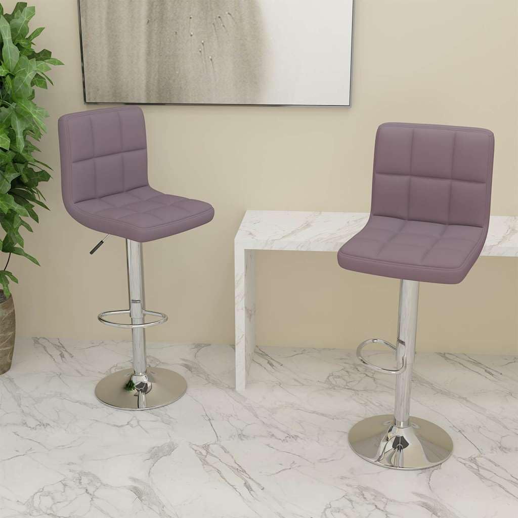 2 taburetes de bar con respaldo y reposapiés, altura regulable y giratoria, estructura de metal cromado, ideal para cocina, comedor, bar y salón, cómodo taburete de bistró