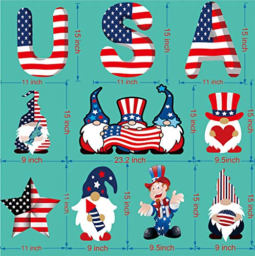 10 Pcs Thank You Veterans Day Yard Sign Decorations-Veterans Day Decorations Outdoor- Weatherproof Patriotic Usa Plastic Independence Day Party Lawn Signs With Stakes #TOP3