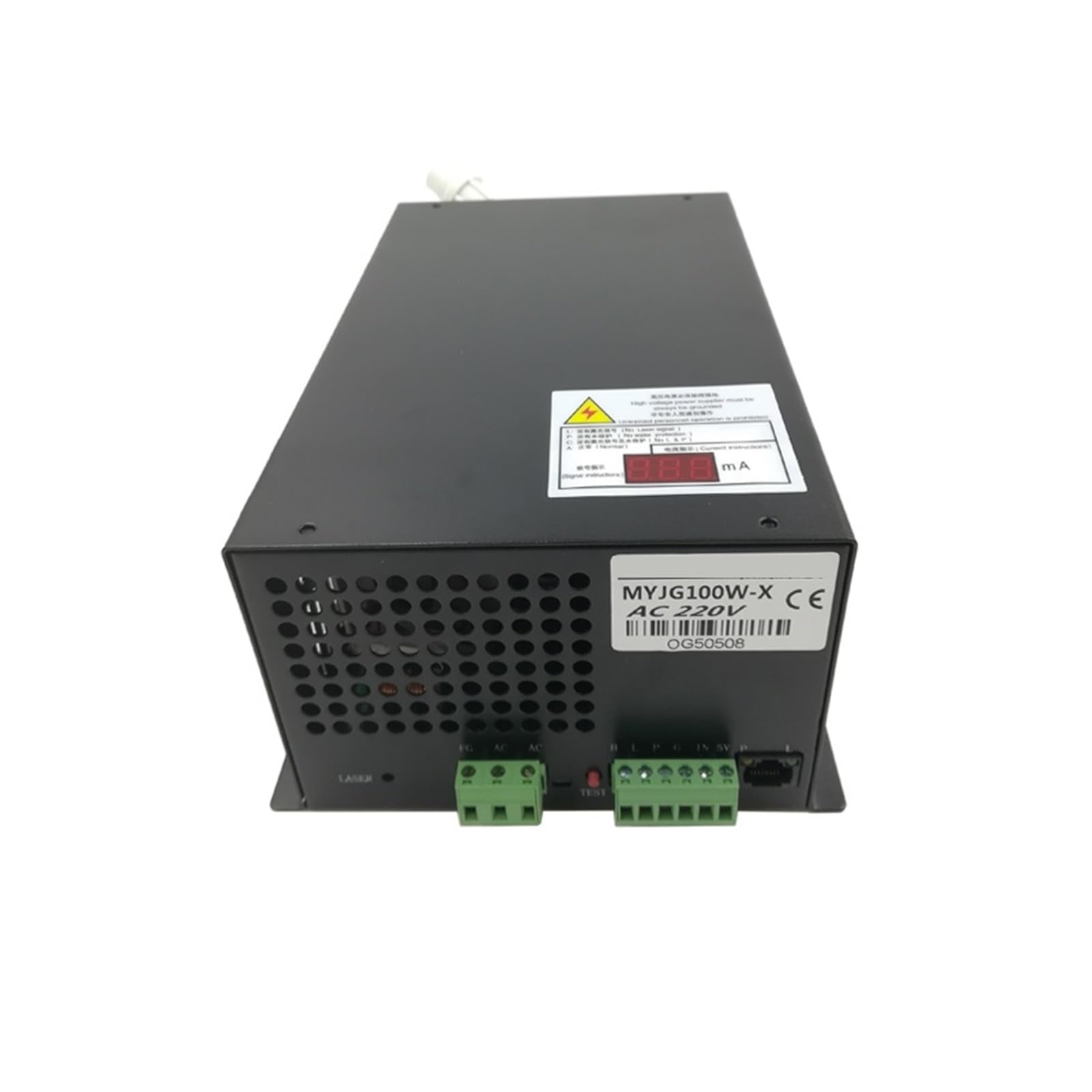 BRODEFUP MYJG100W Power Supply 100W With Diagnosis Voltage Regulator And LED Display(220V)