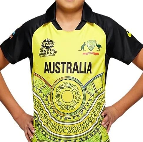 ✯24WORLD MV Jersey✯2013DVD✯フラッグ✯ GENERIC Australia 20-20 WORLDCUP Jersey 2022- Half Sleeve. (22