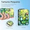 VOGDMKJG Happy Frogs In Flower Pond Leather Card Wallet for Women Men, RFID Blocking Accordion Credit Card Holder, Small Zip Around Pocket Wallet Purse with 12 Slots Pockets #1
