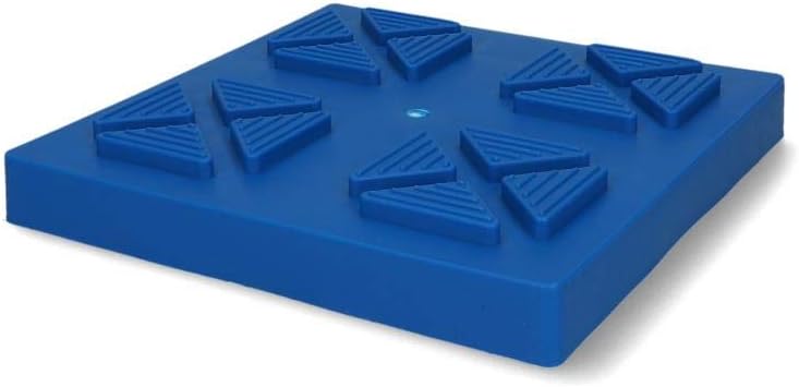 cartrend Caravan Stackable Base Plates, Underlay Plates, Support Plates, for Camping Support Stands and Crank Support 4 Pack