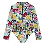 Hurley Baby-Girls Long Sleeve One Piece Rash Guard Swimsuit - Image 2